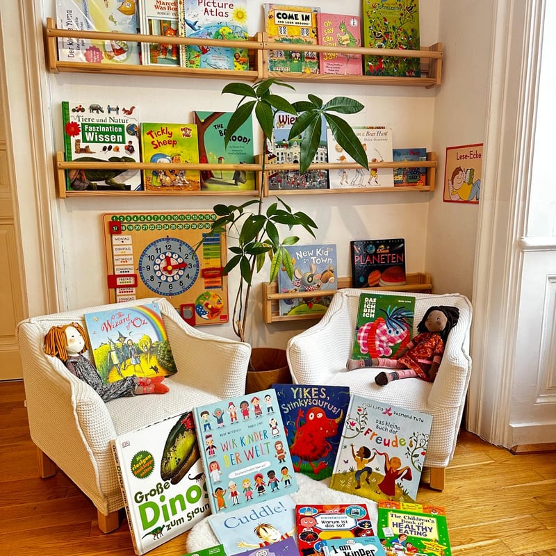 Die Leseecke des Kindergartens